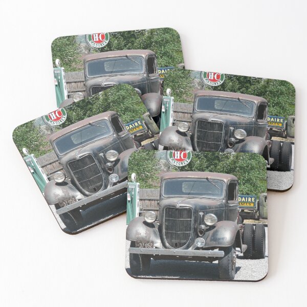 Item preview, Vintage Truck at Vintage Gas Station designed and sold by Martha Sherman.