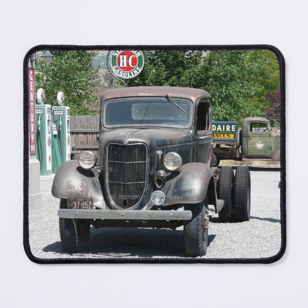 Item preview, Vintage Truck at Vintage Gas Station designed and sold by Martha Sherman.