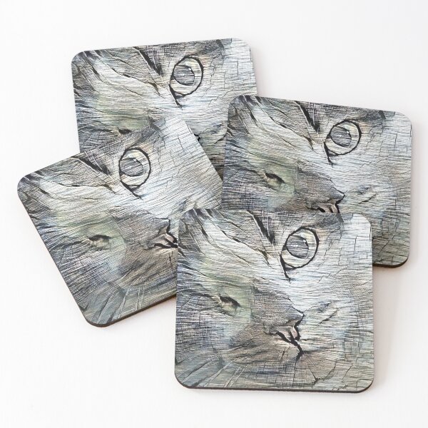 Item preview, One-Eyed Cat (II) designed and sold by Reclining Buddha Cat.
