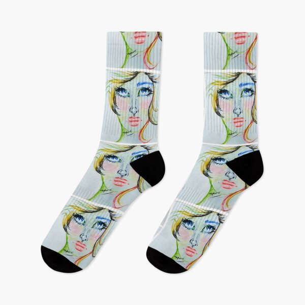 Item preview, Abstract colourful face  designed and sold by tagmoj.