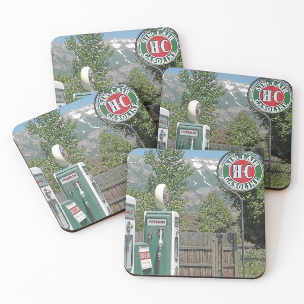 Item preview, Vintage gas pumps and sign designed and sold by Martha Sherman.