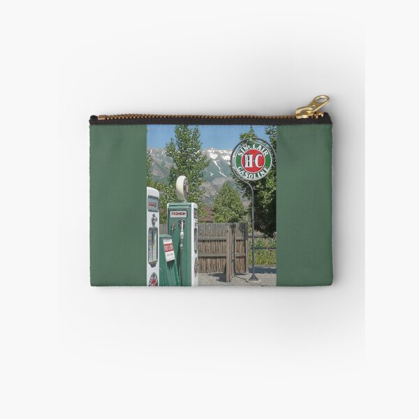 Item preview, Vintage gas pumps and sign designed and sold by Martha Sherman.