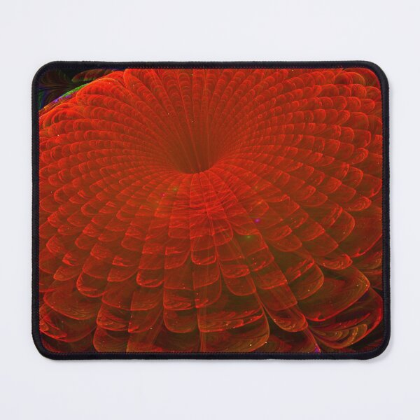 Item preview, Fractal Red Shining Chrysanthemum  -  Fractal Art - 3D image designed and sold by Aenota.