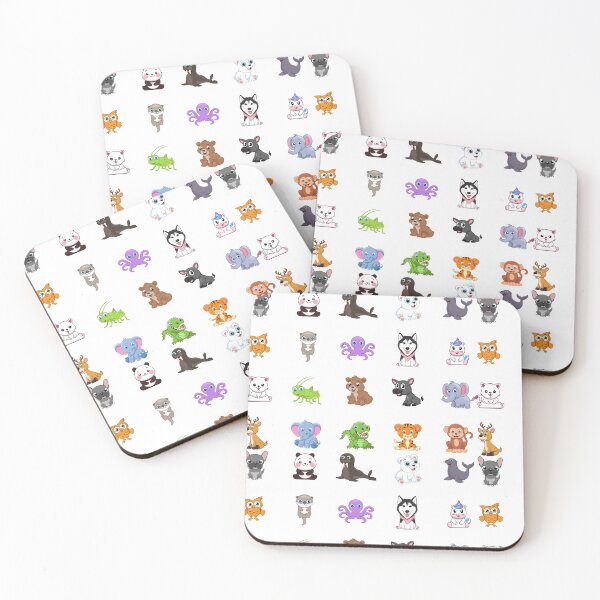 Item preview, Multiple Cute Animals Sticker pack designed and sold by RafaelLima7.