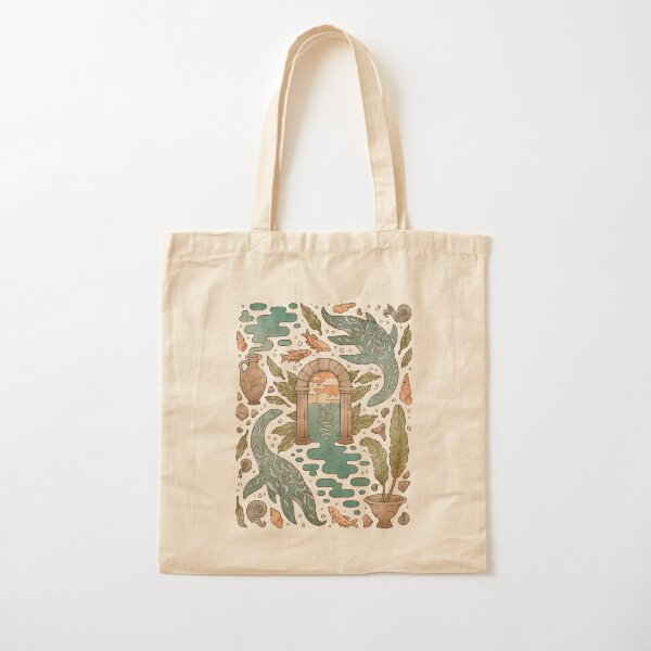 Paradise Panthalassa | Natural History Ocean Fantasy Art Cotton Tote Bag