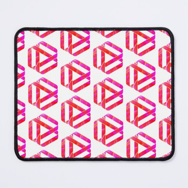 Item preview, Hot Red Pink Mobius Strip on White designed and sold by Shapes-Mania.