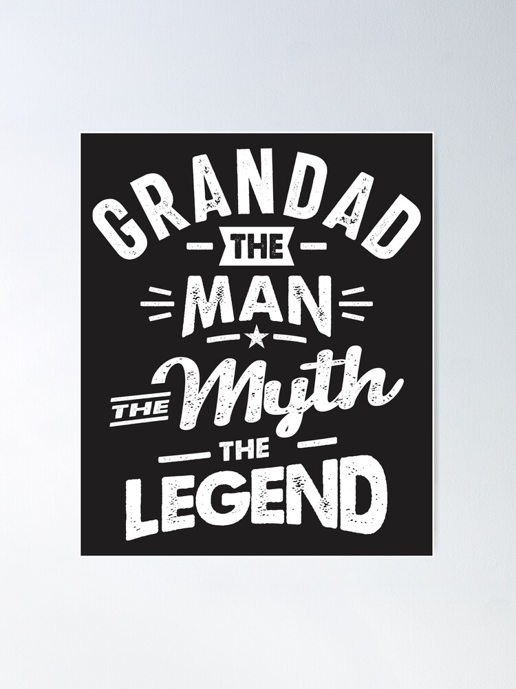 Men's Design By Humans Grumpa Man Myth Fishing Legend By