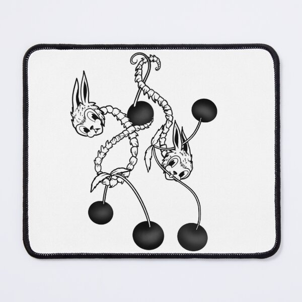 Item preview, Sucker Punch Cherry Rabbits With Spines Tattoo Design designed and sold by omnishamblesart.