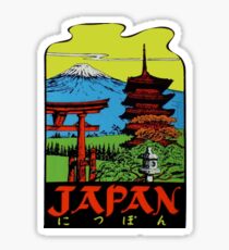 Japan Vintage Reise Aufkleber Sticker