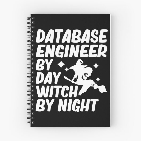 Item preview, Ingeniero de base de datos de día Bruja de noche Ingeniero de base de datos Regalo de Halloween para mujeres designed and sold by alaechamlal.