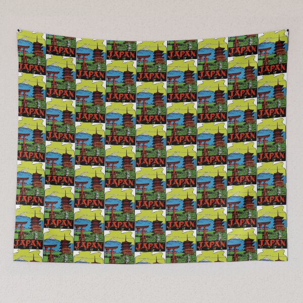 Item preview, Japan Vintage Travel Decal designed and sold by hilda74.
