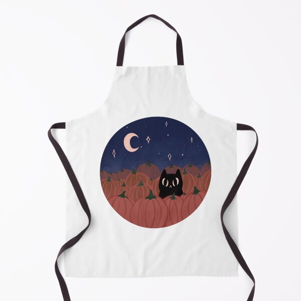 Item preview, Black Cat in Pumpkin Patch designed and sold by lindseymcc.