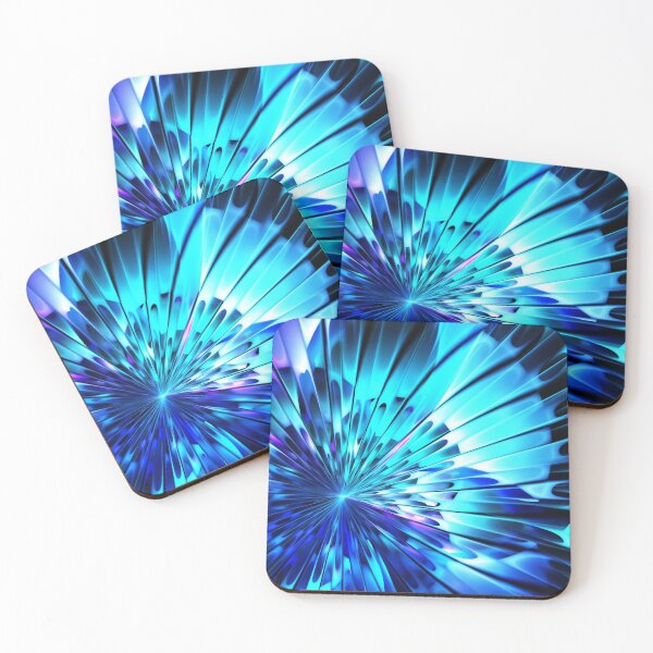 Item preview, Fractal Blue Shining   Floral Background   designed and sold by Aenota.