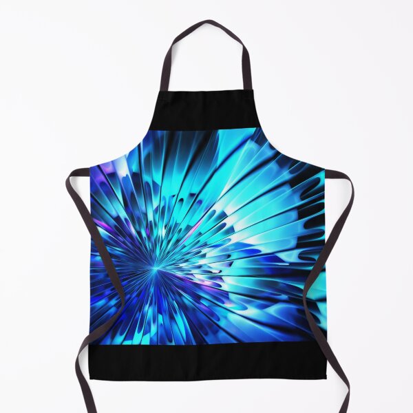 Item preview, Fractal Blue Shining Floral Background designed and sold by Aenota.