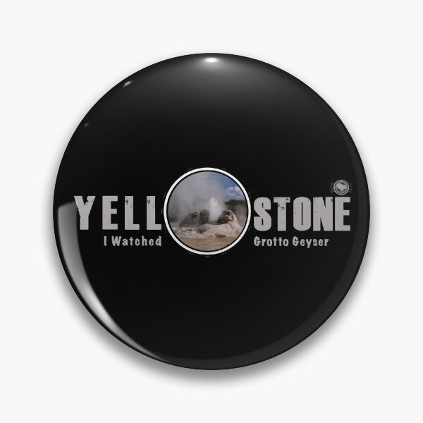 Item preview, I Watched Grotto Geyser, Yellowstone National Park - geyser designed and sold by SmyrnaBuffalo.