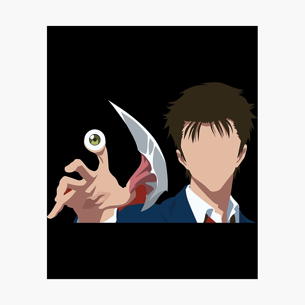 Download Ken Kaneki And Shinichi Izumi In Parasyte Wallpaper | Wallpapers .com