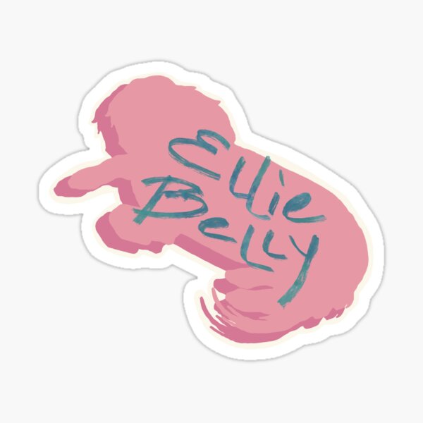 Ellie Belly Sticker