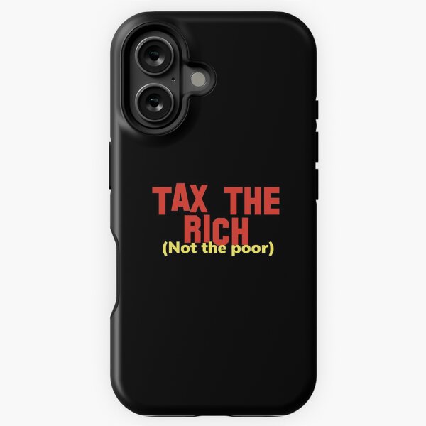 Aperçu de l'œuvre Taxer les riches pas les pauvres créée et vendue par BigRedDot.