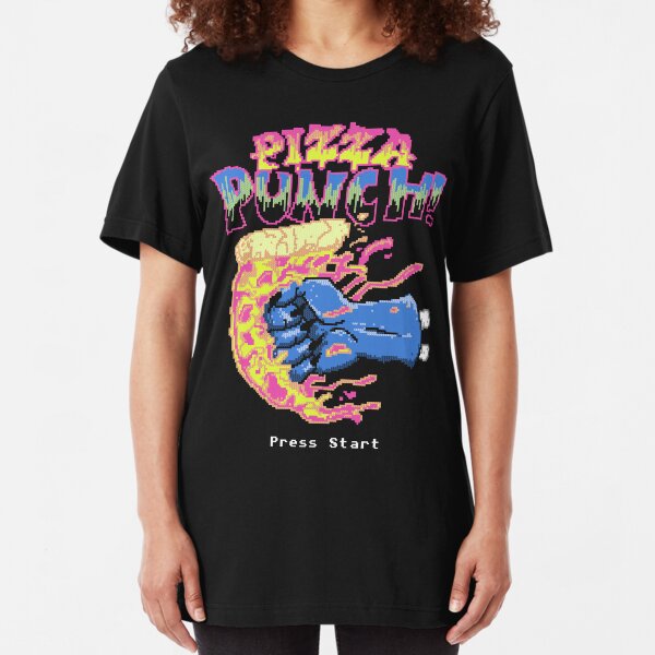 Pizza Punch Slim Fit T-Shirt