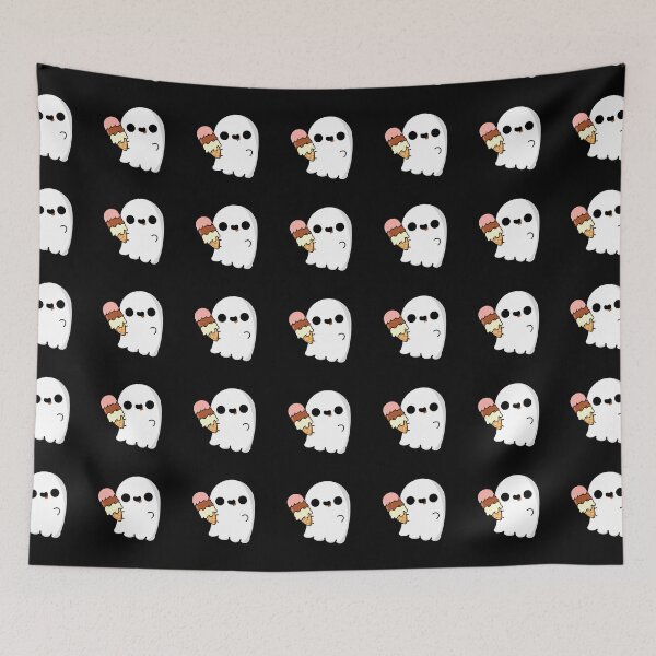 Item preview, Cute Cartoon Ghost || Kawaii Halloween designed and sold by cookingwithten.