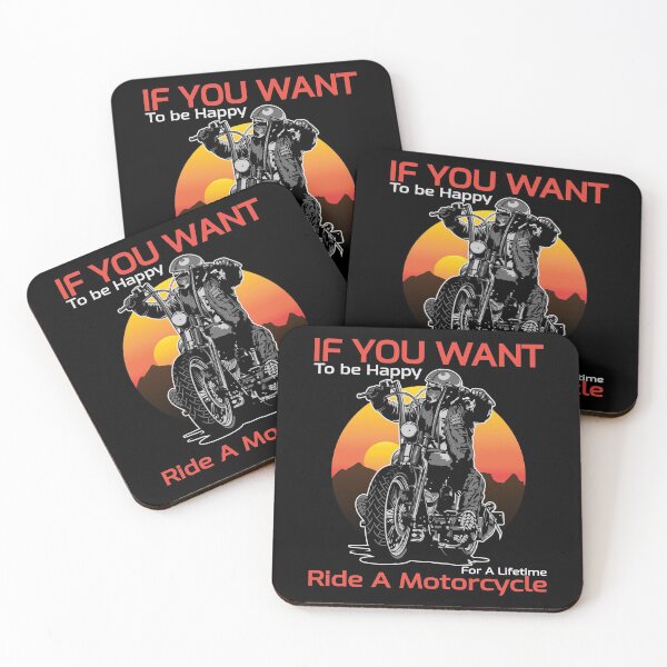 Item preview, If you want, to be happy, for a lifetime, ride a motorcycle, born to ride designed and sold by Lekrock.