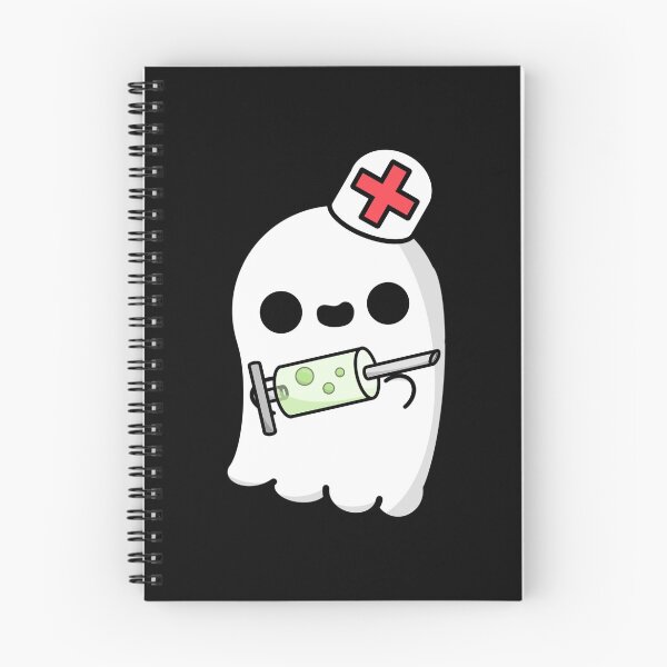 Item preview, Cute Cartoon Ghost || Kawaii Halloween designed and sold by cookingwithten.