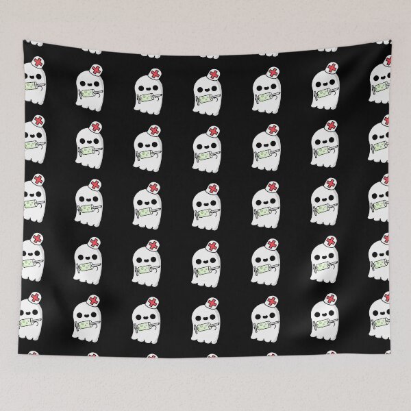 Item preview, Cute Cartoon Ghost || Kawaii Halloween designed and sold by cookingwithten.