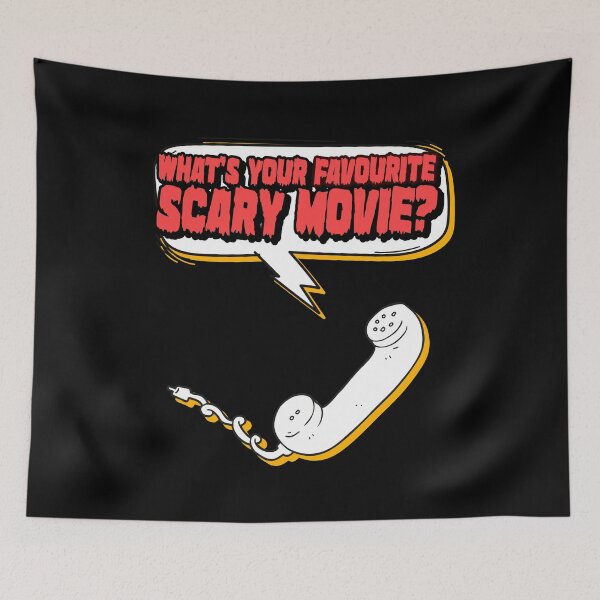 Item preview, what's your favourite scary movie? designed and sold by The Cosmic Turtle.