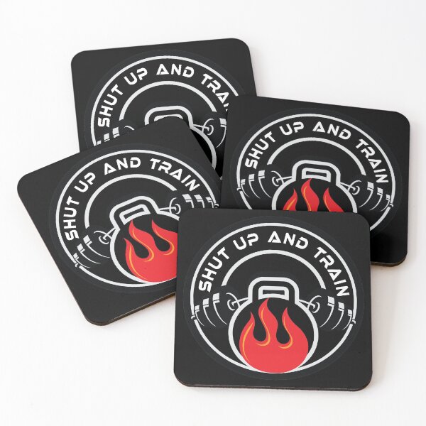 Item preview, Shut Up and Train, Kettlebell on Fire designed and sold by artdesignforyou.