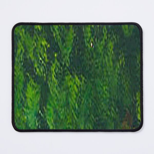 Item preview, Abstract Fine-Art Design-Houses on a Hill - Matching Color/Pattern-Dark Green designed and sold by carolpatricia.