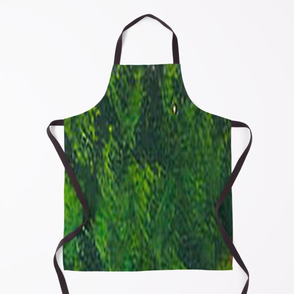 Item preview, Abstract Fine-Art Design-Houses on a Hill - Matching Color/Pattern-Dark Green designed and sold by carolpatricia.