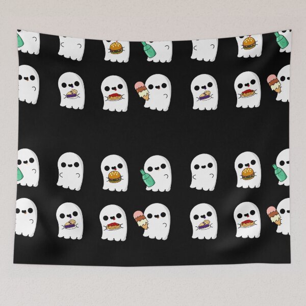 Item preview, Cute Cartoon Ghost || Kawaii Halloween || Sitcker Pack designed and sold by cookingwithten.