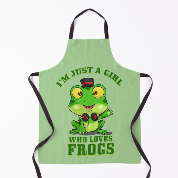 Item preview, I'm Just A Girl Who Loves Frogs designed and sold by scooterbaby.