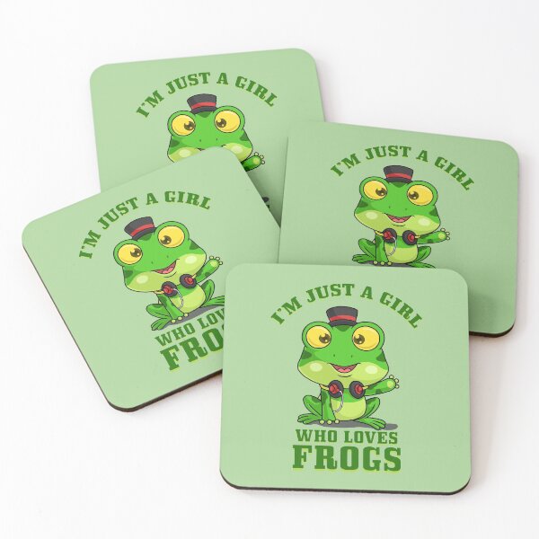 Item preview, I'm Just A Girl Who Loves Frogs designed and sold by scooterbaby.