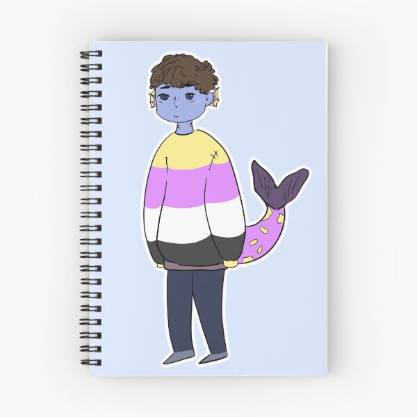 Item preview, Enby Fish Person designed and sold by bystandrrr.
