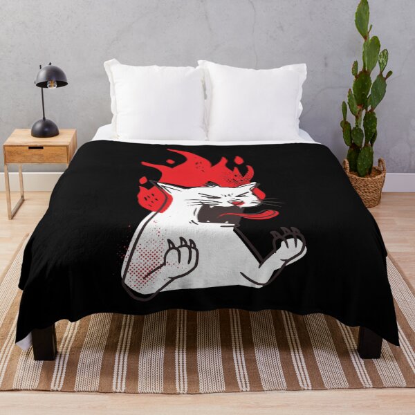 Item preview, Raging Cat designed and sold by Cute and Funny Animal Art Designs.