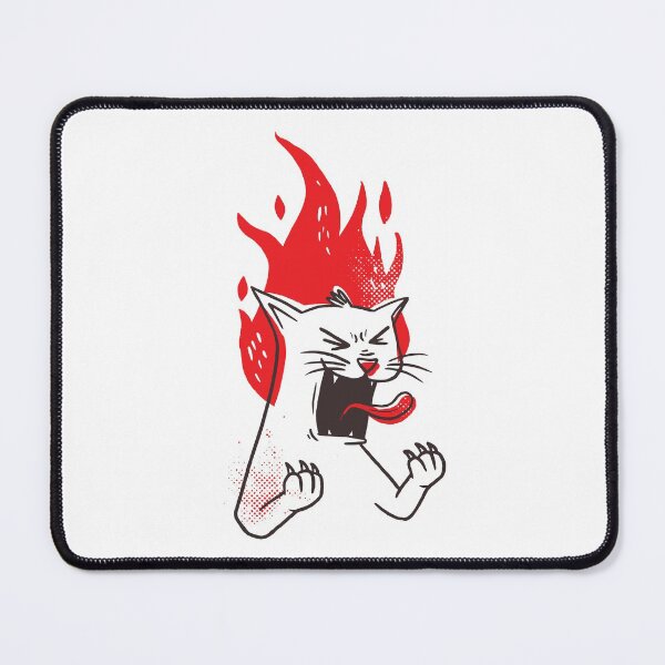 Item preview, Raging Cat designed and sold by Cute and Funny Animal Art Designs.