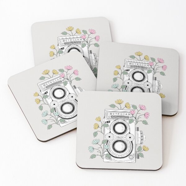 Item preview, Vintage Camera Floral Drawing designed and sold by TASORA.
