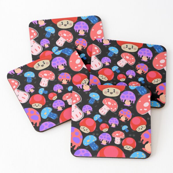 Item preview, Sweet colorful Mushroom pattern designed and sold by IMYGREAT32.