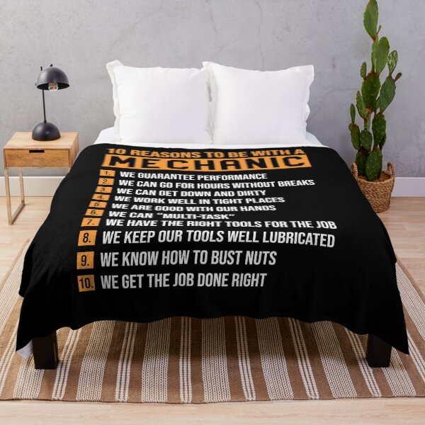 Item preview, Funny Mechanic Shirt, Mechanic Tee, Mechanic Gifts, Mechanic Dad Shirt, Father's Day Gifts, Dad Gifts, 10 Reasons To Be A Mechanic T Shirt designed and sold by aymob.