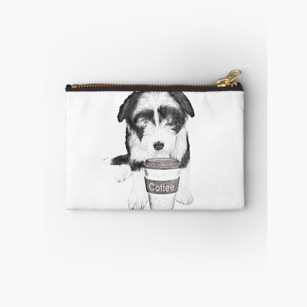 Item preview, Bearded Collie With Coffee Cup designed and sold by NikkiBear67.