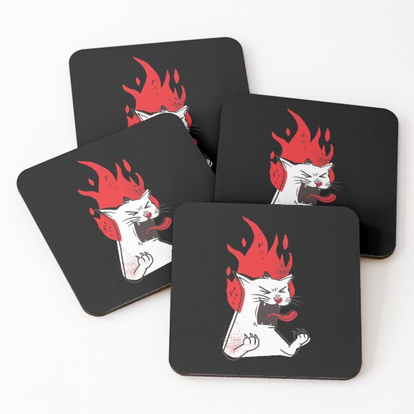 Item preview, Raging Cat designed and sold by Cute and Funny Animal Art Designs.
