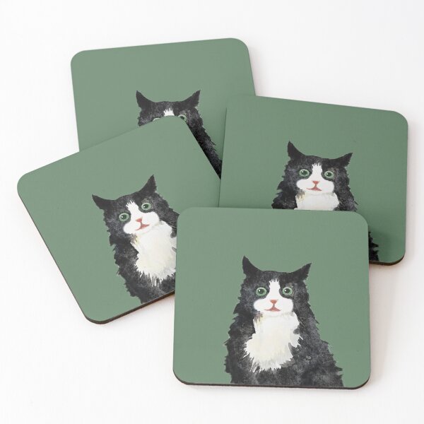 Item preview, scruffy cat designed and sold by Lemontreeart63.