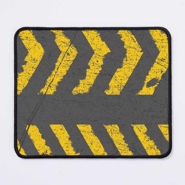Item preview, Grunge distressed yellow road marking paintbrush stroke stripes designed and sold by UDDesign.