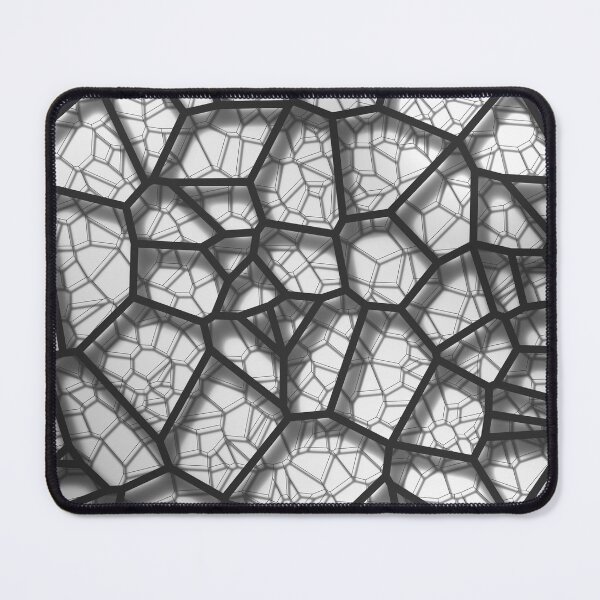 Item preview, Abstract geometrical science concept voronoi low poly triangle tesselation designed and sold by UDDesign.