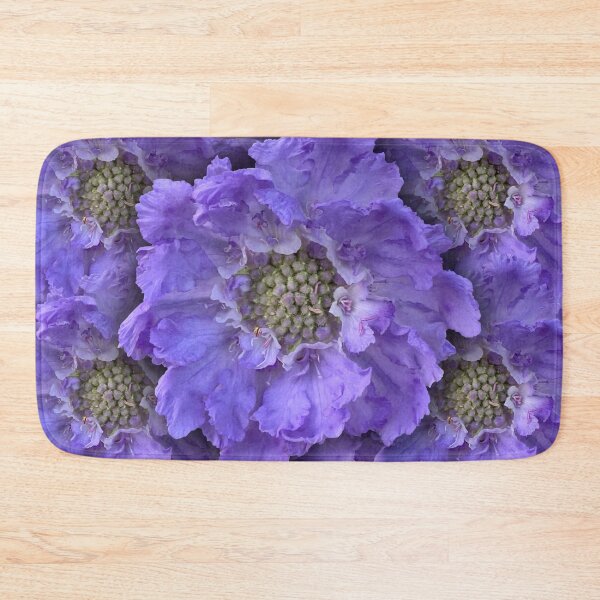Item preview, Blue Scabious Flower Still Life Floral Photography designed and sold by CottoVerdi.
