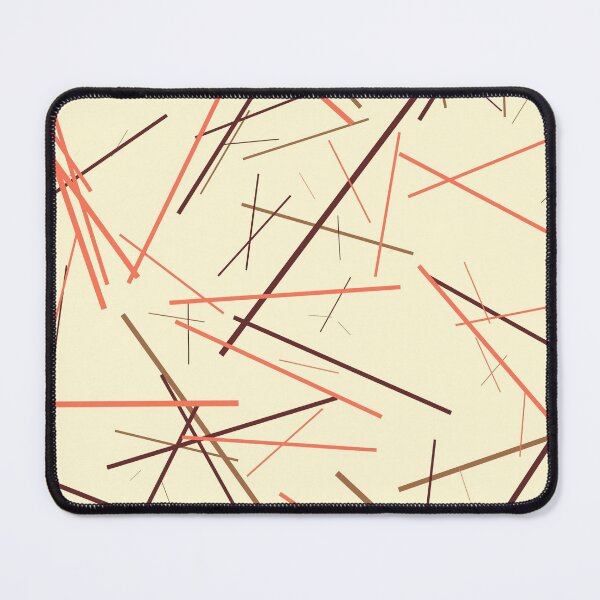 Item preview, Modern colorful brown and orange line pattern designed and sold by UDDesign.