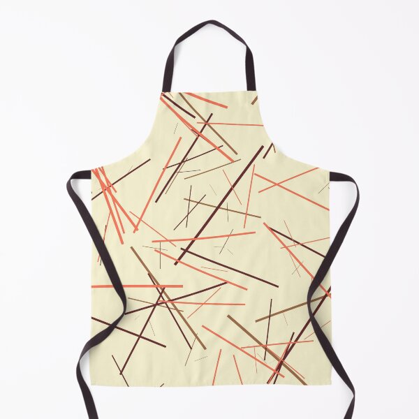 Item preview, Modern colorful brown and orange line pattern designed and sold by UDDesign.