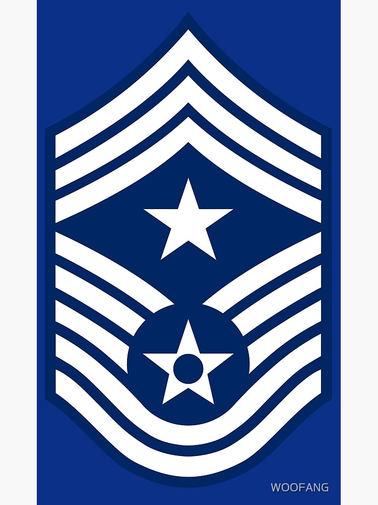 Ussf Command Chief Master Sergeant Of The Space Force Poster For