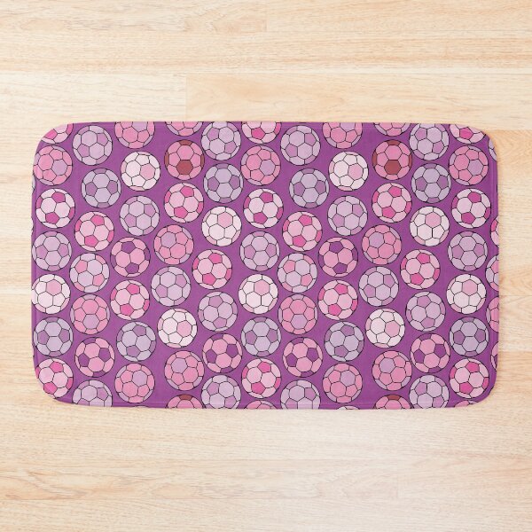 Item preview, Purple Soccer Balls Pattern designed and sold by BartholGraphics.